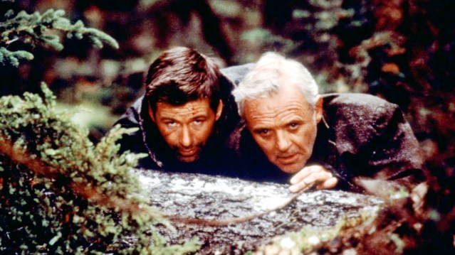 THE EDGE, Alec Baldwin, Anthony Hopkins, 1997, TM and Copyright (c)20th Century Fox Film Corp. All r